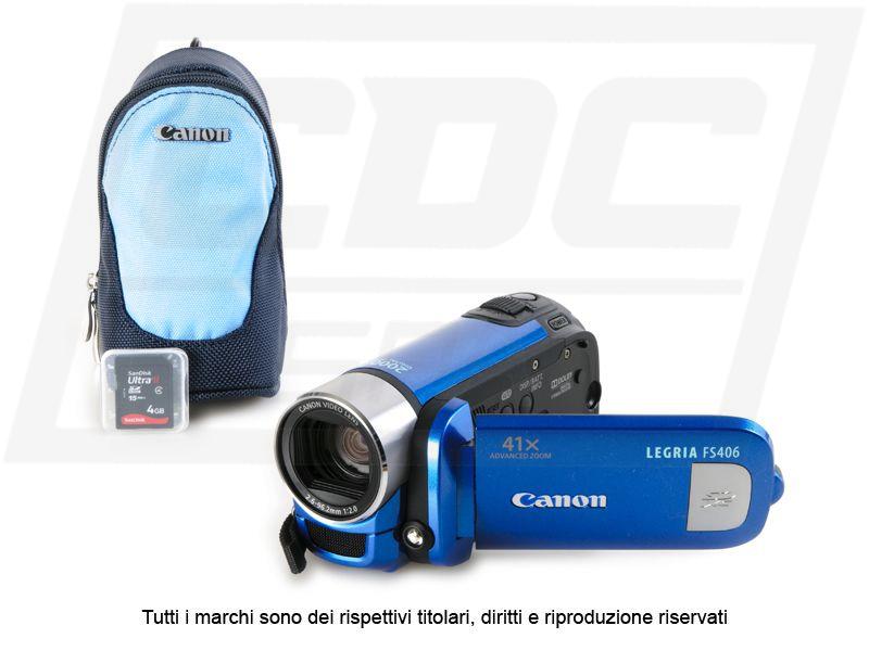 1U.6A VIDEOC.CANON LEGRIA FS-406 BLUE VALUE KIT